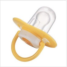 pacifier Comfort sleep type arc thumb silica gel with cover