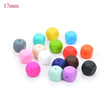 Wholesale 50pcs/lot Loose Silicone Beads Teething Beads For Chew Silicone Jewelry Made For DIY Long Necklace New Fashion Jewelry