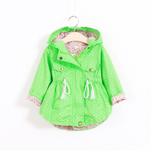 Children s clothing kids cotton trench girls cartoon batwing coat hot selling hoodies jackets girls fashion