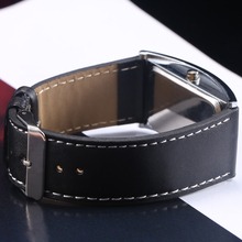 Luxury Fashion Steel Deluxe Slim Unisex Men Women Electronic Sport Casual Genuine Leather Wristwatches Watch Digital