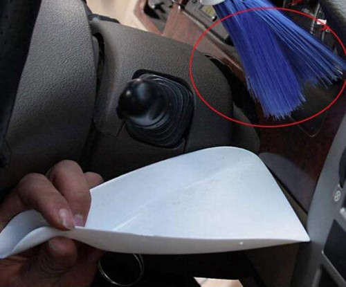 Car air conditioning outlet cleaning brush car accessories multifunctional cleaning seat brush For KIA Rio Sportage Toyota Corolla (6)