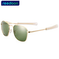 2016 New Army MILITARY AO Sunglasses men women American Optical Glass Lense Alloy Frame Quality Sunglasses