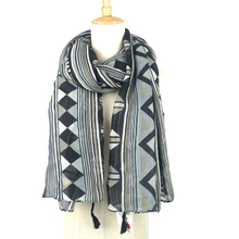 2016 geometry Scarf Women Tartan scarves Tartan Plaid Scarf Bohemia Checked Oversized Wrap Shawl