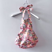 Hot Baby Rompers Girl Bloomer Ruffle Romper Cut Kids Top Shirt Cotton flowers Sunsuit Baby Sleeper