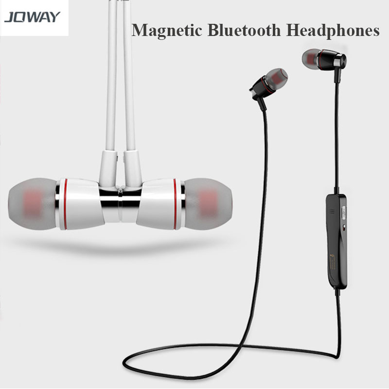 Joway H08 Bluetooth Headset Magnetic font b Wireless b font Sport Bluetooth Headphone Earphone with Mic