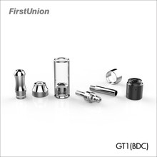 Best selling e hookah clearomizer GT1 BDC dual heating coil electronic cigarette atomizer up to 15W rebuildable vaporizer