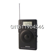 New  DE215 FM FML MW Radio Receiver Mini Handle Portable Three Bands