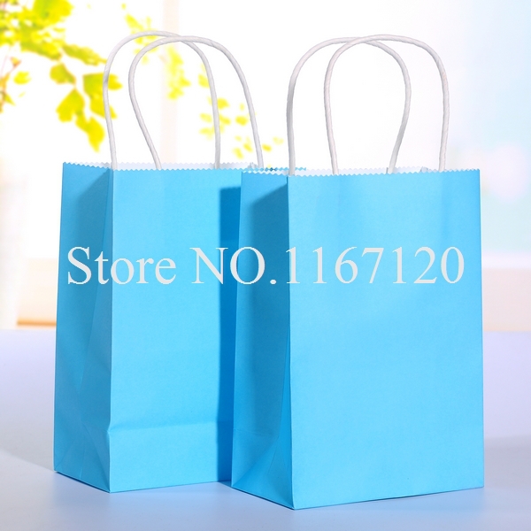 kraft lot paper paper shipping Fashionable  20pcs with Free bags shipping   kraft 2014 bag Blue free