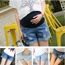 For Pregnant Women Shorts Maternity Shorts Care Belly Pants Denim Shorts for Pregnant Women Pretty mini shorts Girl style
