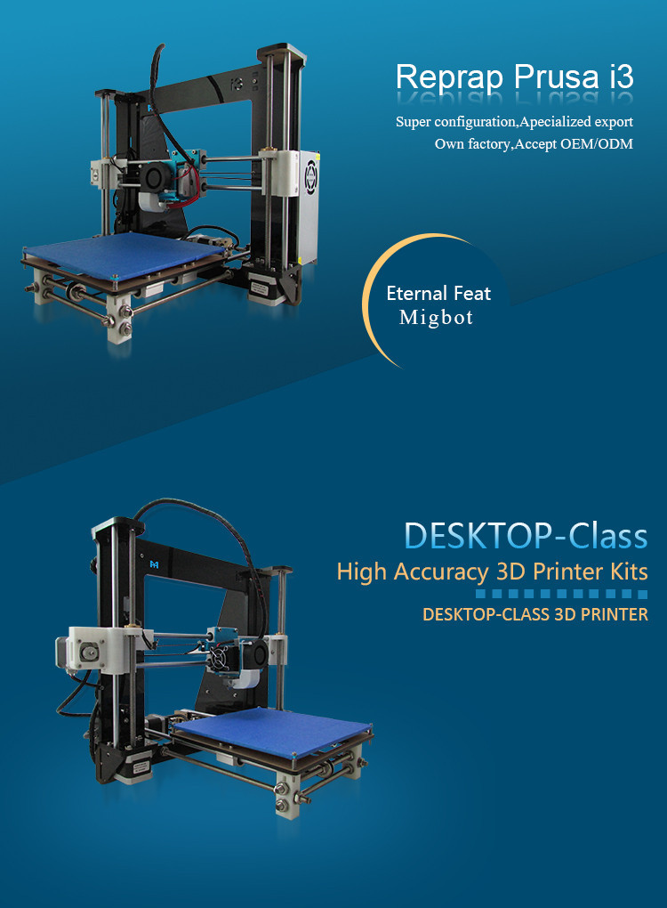 Newest Design Reprap Prusa I3 3d Printer 3 D Print Diy Kit With