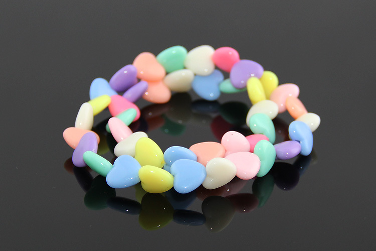 Newest DIY Handmade Fashion Kids Girls Multicolor Beads Chain Necklaces Children Jewelry Wholesale