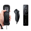 High quality Black White Built in Motion Plus Remote and Nunchuck Controller for Nintendo Wii with