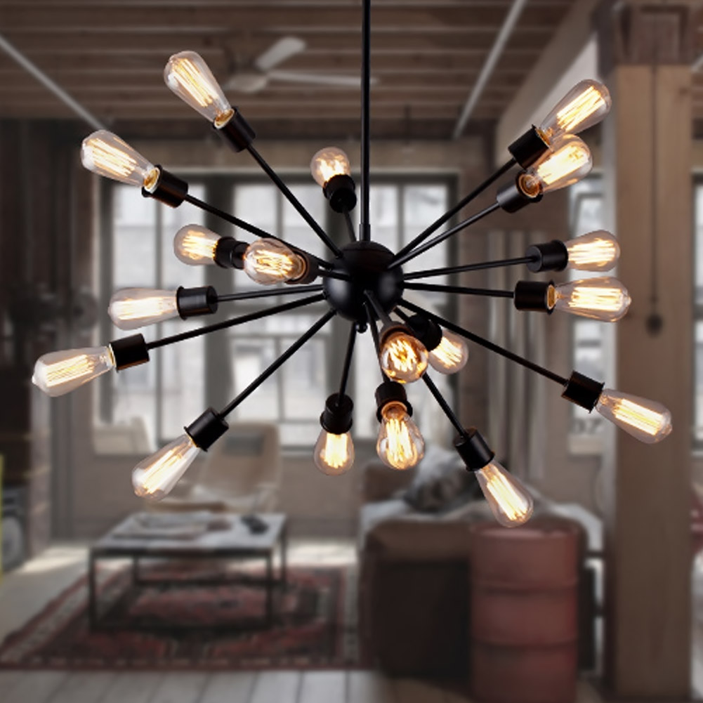 Hoge kwaliteit groothandel 18 light black chandelier van chinese ...