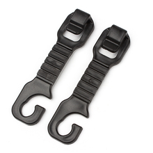 For Bag Purse Cloth Grocer Car Hook Holder 1 Pair Flexible Auto Car Hanger Headrest Automotive Car Back Seat Hooks #iCarmo