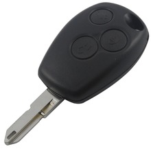 3 Buttons Remote Key Shell Case with Blade for Renault Duster Logan Fluence Clio Vivaro Master Traffic Kangoo Megane laguna