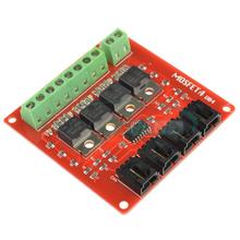 Four Channel 4 Route MOSFET Button IRF540 V4.0+ MOSFET Switch Module For Arduino