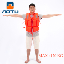 Professional Swimwear Working Life Jacket Foam Vest Survival Suit with Whistle for Outdoor Sport Swimming Drifting Fishing Adult