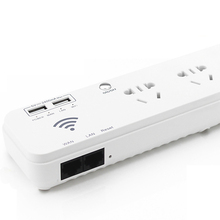 Presa multifunzionale presa wifi 300 m doppia antenna router wireless intelligente interfaccia di ricarica usb filo
