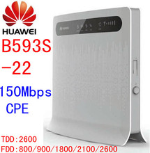 Unlocked Huawei b593 B593s 22 150Mbps 4G lte 3g CPE font b wifi b font Wireless