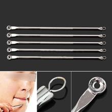 3 Pcs Lot Blackhead Comedone Acne Pimple Blemish Extractor Remover Stainless Needles Free Shipping BA042