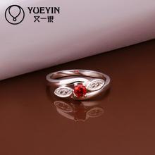 R288 Silver plated new design finger ring for lady