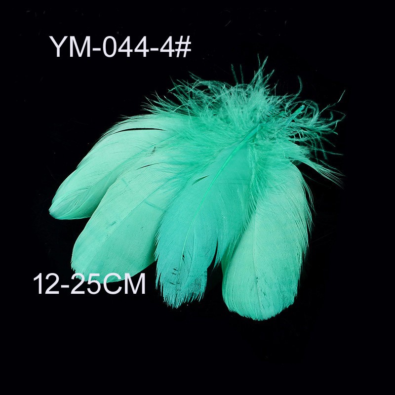 natural dyed duck feather plumage ym-044-4#