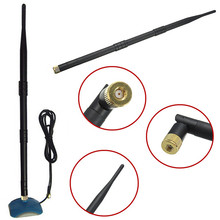 High Gain WiFi Wireless Booster Antenna For Modem Router 2 4GHz 10dbi RP SMA New Communication