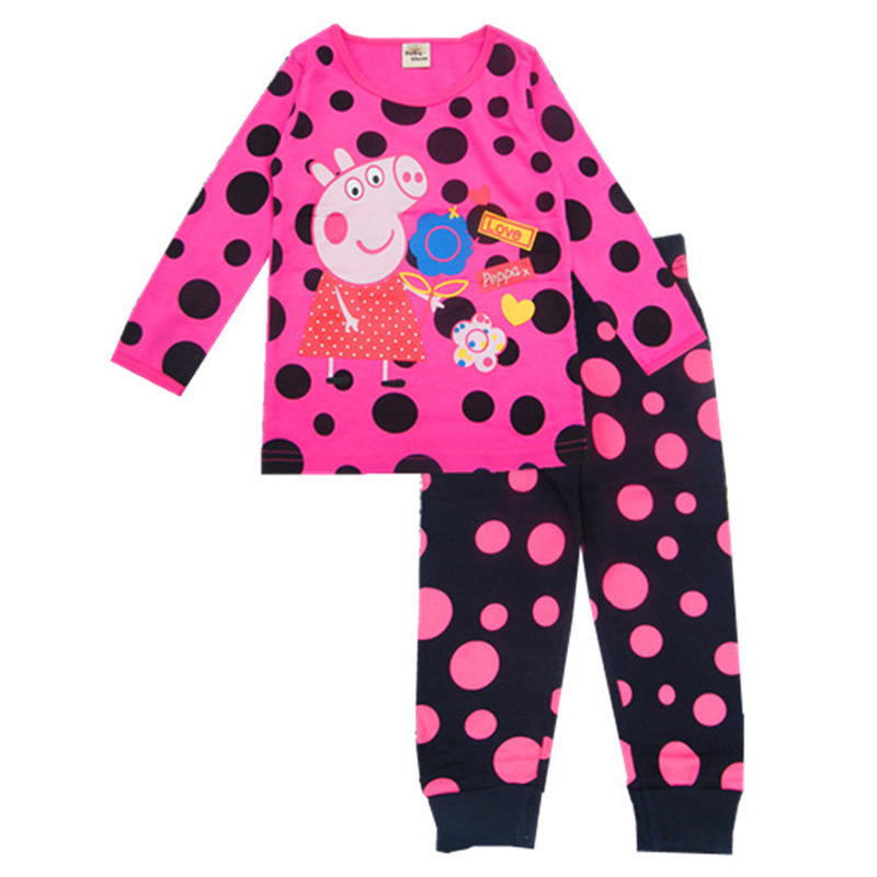 New Arrival Peppa Pig clothes Baby Girls Clothing Set ...