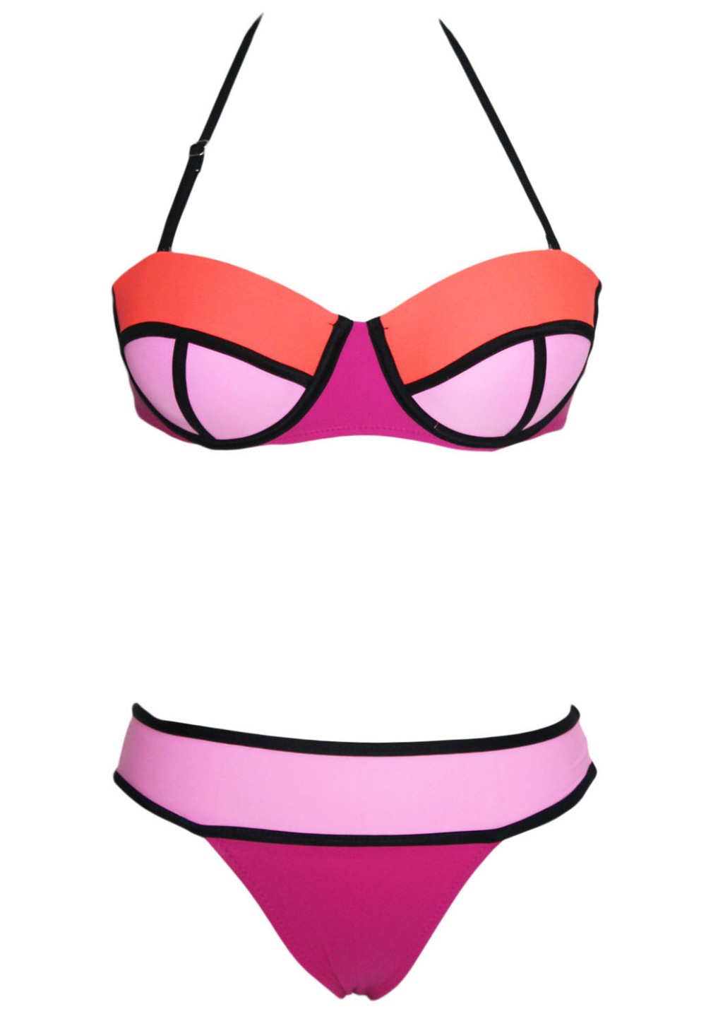 Rosy-Flirt-Push-up-Padded-Bikini-Swimwear-LC41278-4-2