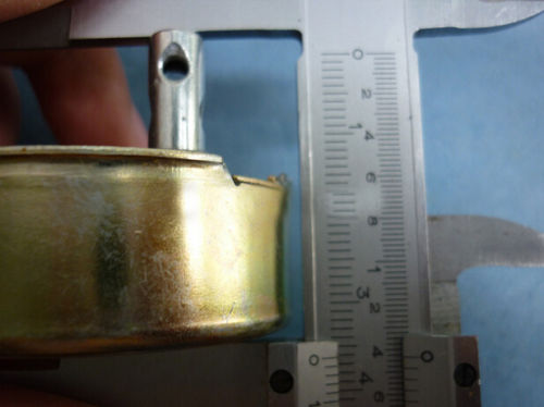 Description Picture 4 of itemBrass Tone Metallic Housing Synchronous Motor 50/60Hz 4W AC 220V 2 Wires