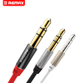 Remax 3 5mm Universal AUX Audio Cable Male To Male Extension Gold Plated AUX Cable For