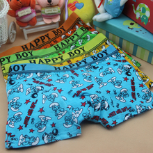 2015 New cuecas 4Pcs Baby Boys Briefs Fashion Boxer Underwear Kids Cute Cartoon Panties Children Soft