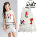 Toddler Girls Dresses 2016 Brand Designer Children Dress Princess Costume Pegasus Embroidery Kids Dresses for Girls