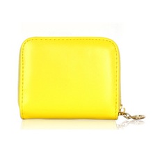 Hot Fashion Summer Style Colorful Women Bag Mini Faux Leather Coin Purse Around Wallet Card Holders