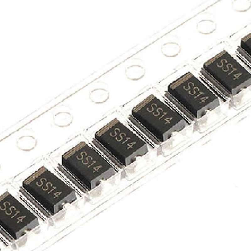 Free shipping 100pcs sma 1n5819 smd 1A 40V do 214ac Schottky diode ss14