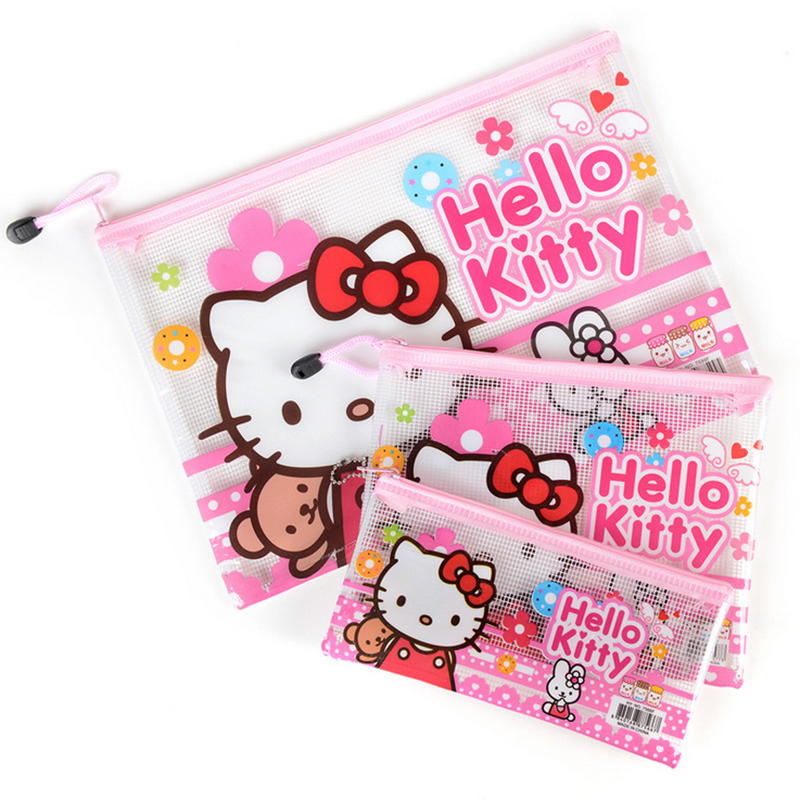 1pcs Women Portable Cute hello kitty Multifunction Beauty ZipperTravel Cosmetic Bag Makeup Case Toiletry Pouch Pen Purse bag 196