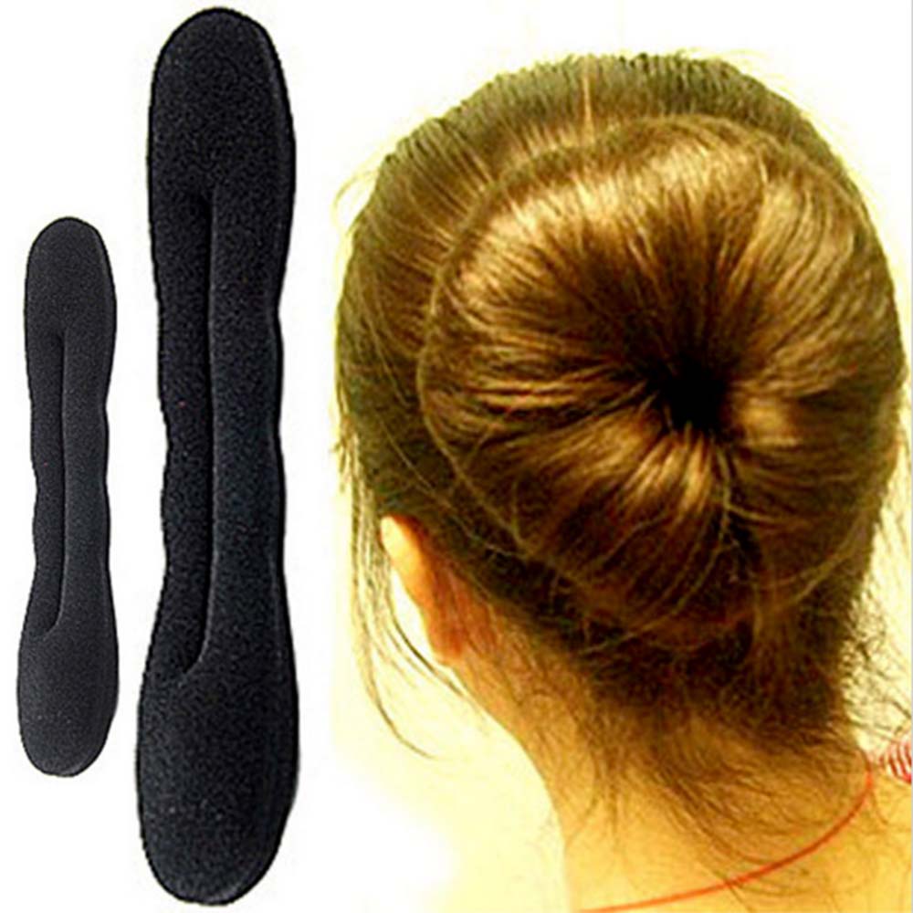 Hight Quality Women Magic Foam Sponge Hairdisk Hair Device Donut Quick Messy Bun Updo Headwear Hair Accessories 1603171