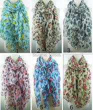 New Fashion Beautiful Lepoard Print Scarf Sarves Long Shawls Wrap