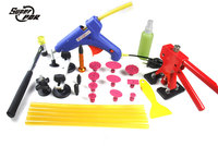 New 26pcs PDR Paintless Dent Repair Tools Sets with Red Glue Puller Glue Gun Glue Sticks Pulling Tabs Pulling Bridge Tap Down