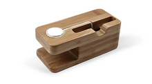 Natural Bamboo Charging Dock Station Bracket Cradle Stand Holder For APPLE iPhone 6PLUS 6 5S 5C
