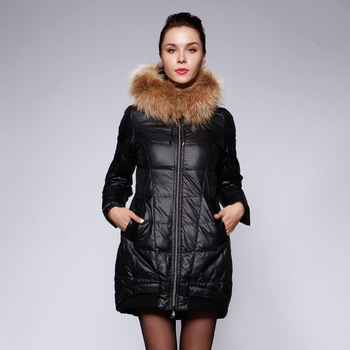 Ms icebear2015 зима долго утолщение тяжелые волосы принесли пуховик пальто из воспитать в себе мораль Fashionbig ярдов