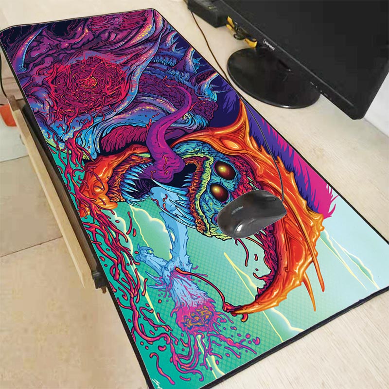 Mairuige 90*40cm Large Gaming Lock Edge Speed Mouse Pad Mat for CS GO