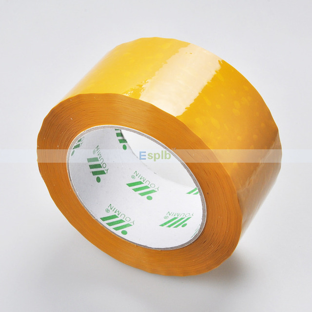 Yellow Clear Packing Adhesive Tape Box Sealing 55 cm* 25cm Carton
