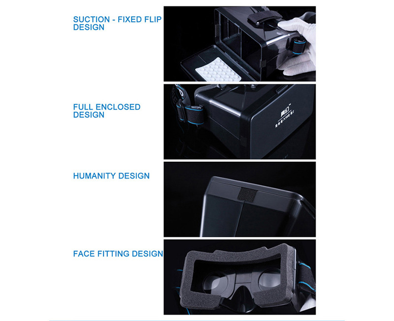 2016 Google Virtual Reality 3D Magic Box 3.5-5.6 inch Universal VR Smart Phone 3D Glasses Private Theater For iPhone Samsung HTC 88