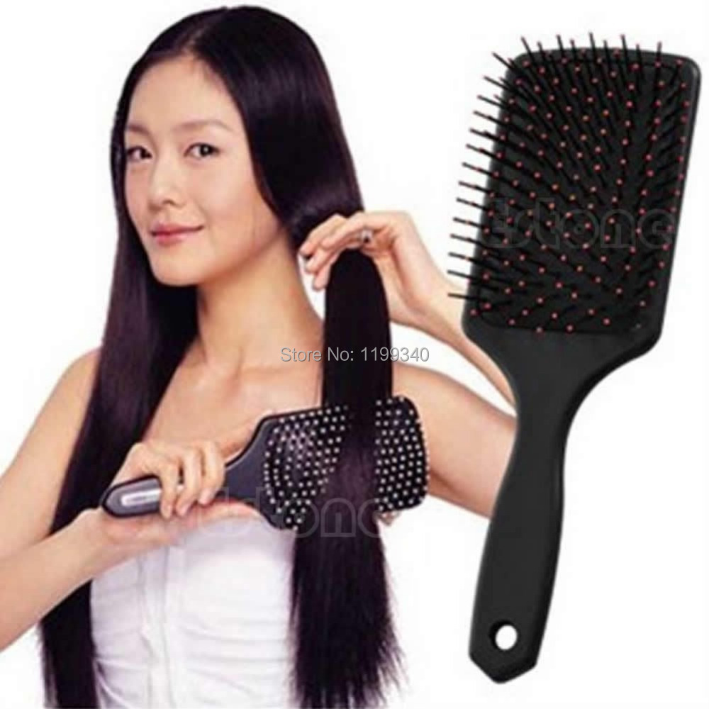 E93 Professional Healthy Paddle Cushion Hairbrush Hair Loss Massage Brush Scalp Comb Free shipping