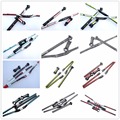 fast shipping sale FCFB red carbon handlebar set mtb bike handlebar seatpost stem 1 lot higher