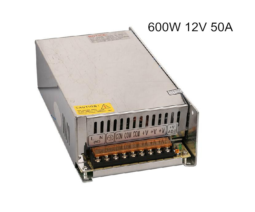 600W 12V single output switching power supply S-600W-12 AC to DC smps block power for LED strips