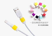 free shipping silicone digital cable protector Cord Protecotor Protective sleeves cable winder cover for iphone ipad