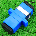 KELUSHI High quality 50pcs New SC fiber optic adapter SC flange SC UPC adaptor fiber coupler
