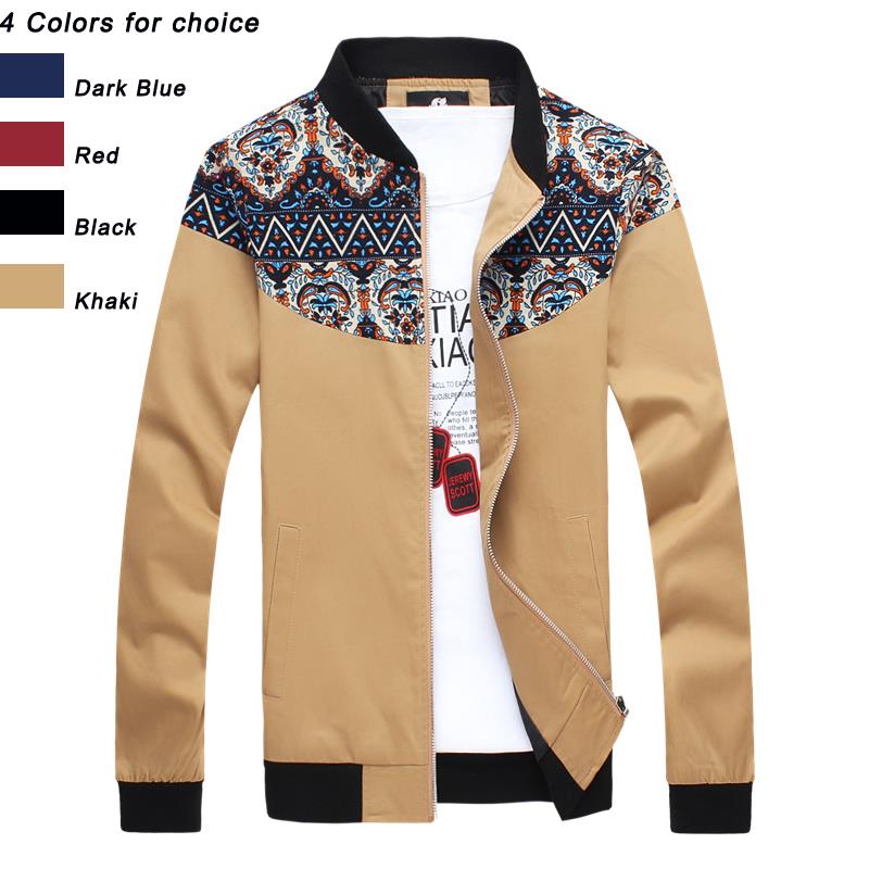2015 Autumn Men Fashion Cotton Baseball Collar Jacket Male Casual College Slim Fit Jacket Hommes Sportwear Coat US/EU Size
